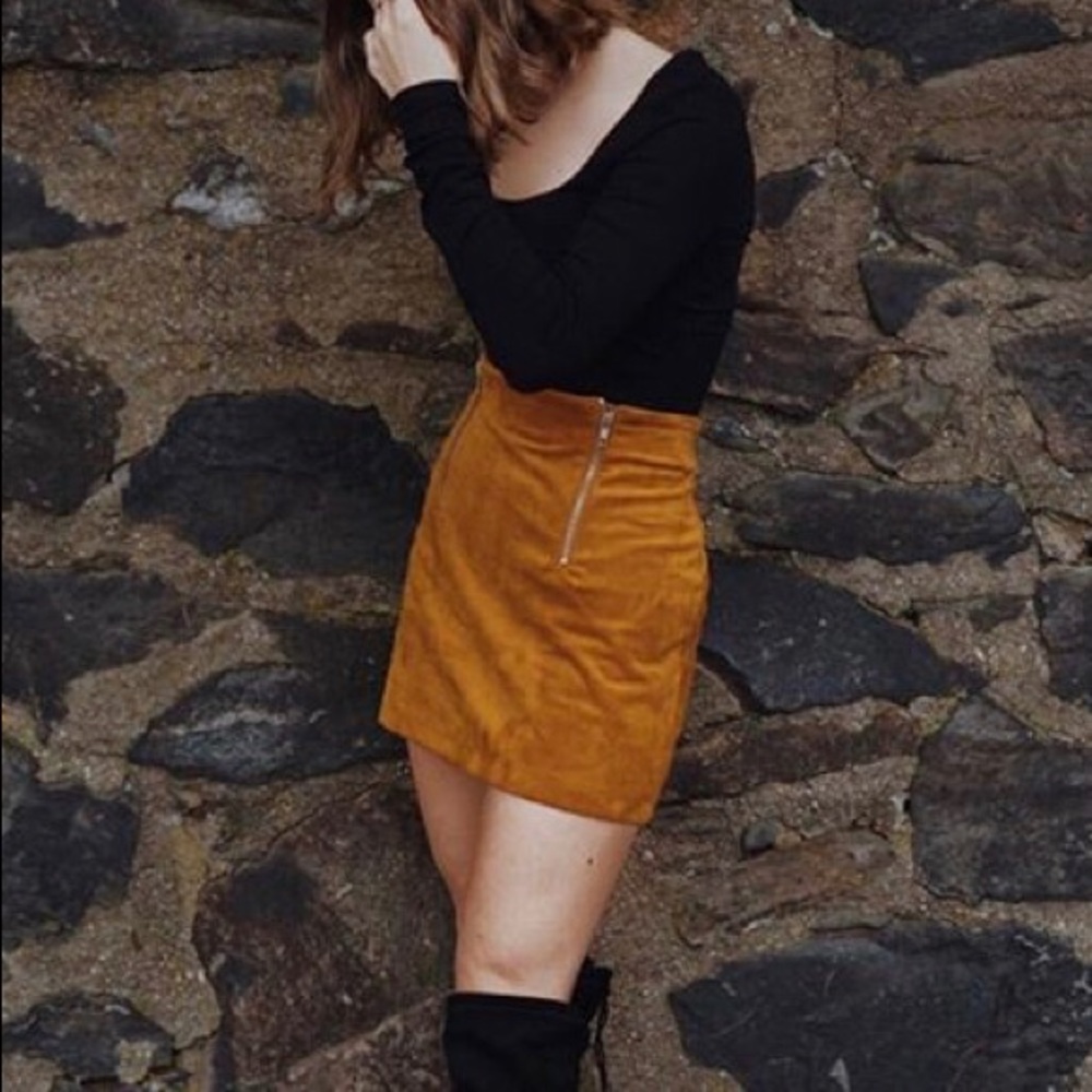 Mustard Yellow Skirt